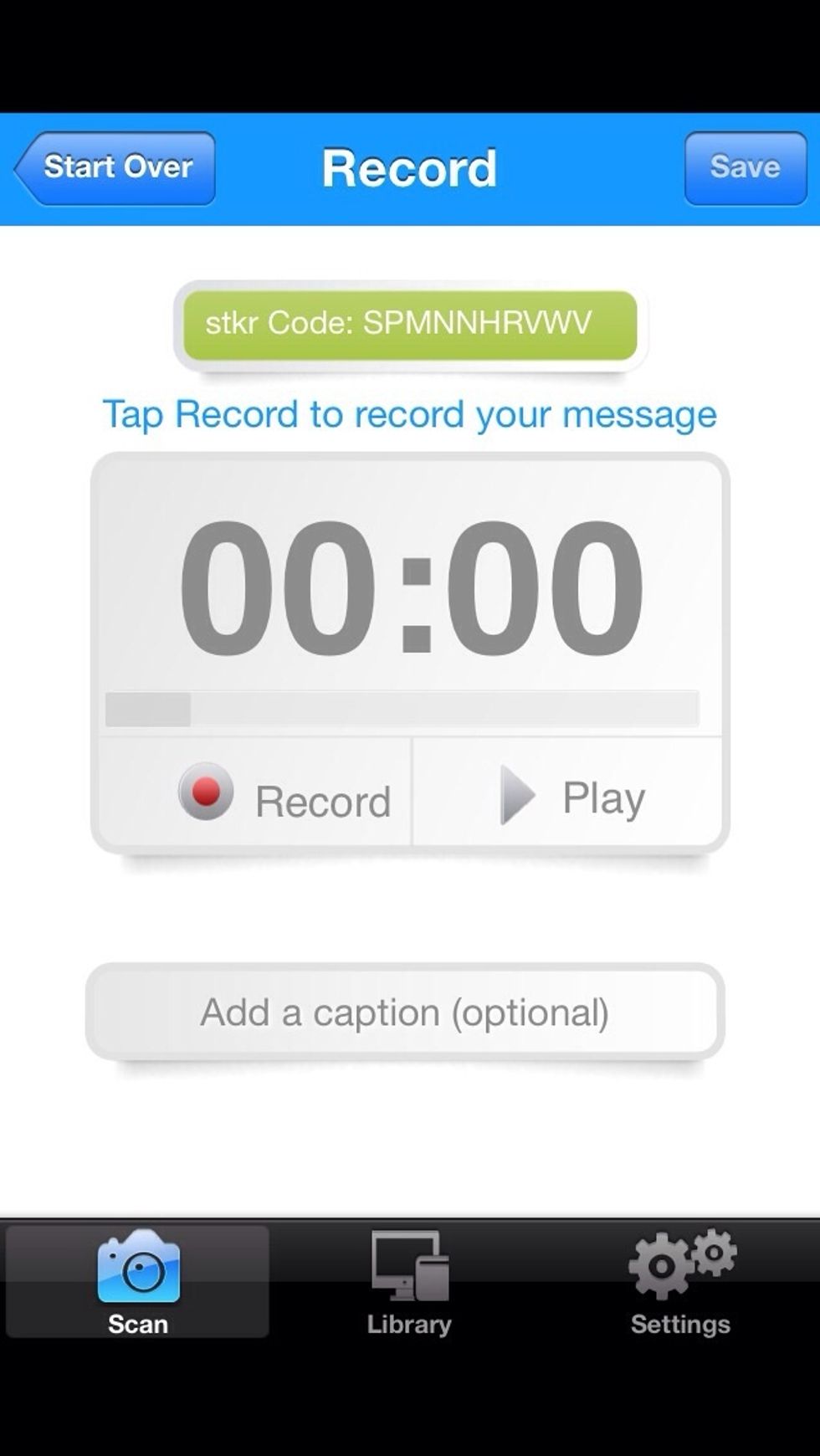 Make a plan or just speak from your heart. Tap record and start talking.