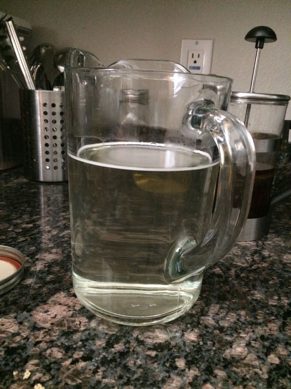 Make a simple syrup with the sugar and water on the stove top. (Melt sugar in water over medium heat until dissolved) then add it to the lemon/vodka mix. Set it aside like before for 10-30 days.