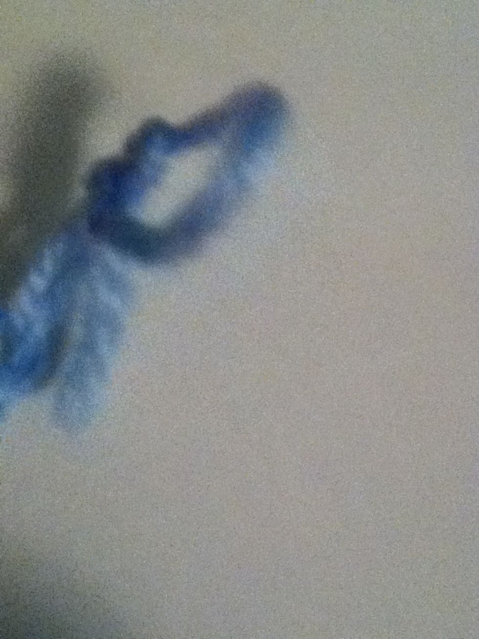 Make a slip knot at the other
