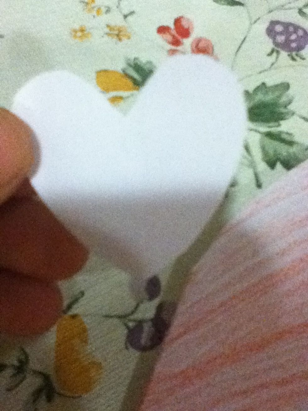 Make a small cutout of the shape u wanna make
