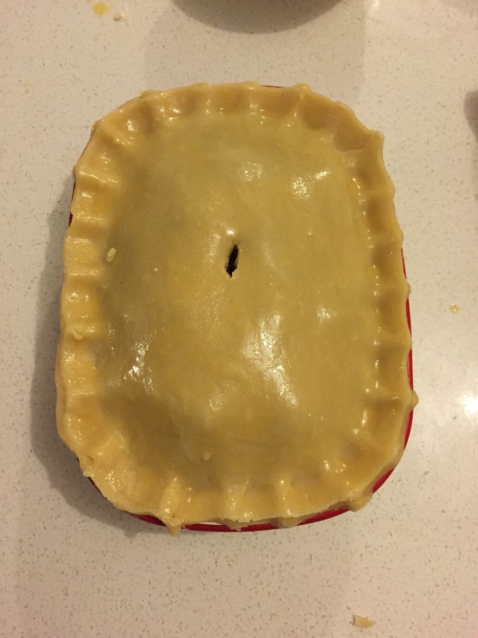 Make a small steam hole