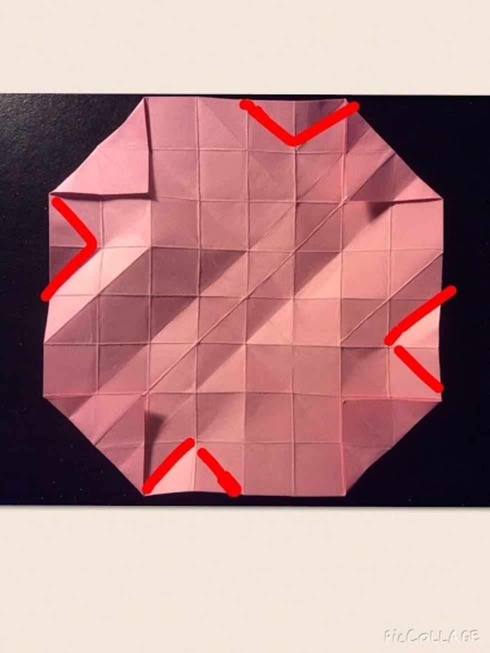 Make a smaller triangle on the right side.