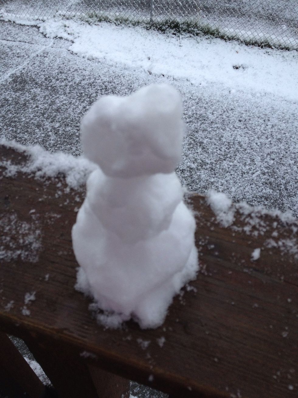Make a snowman