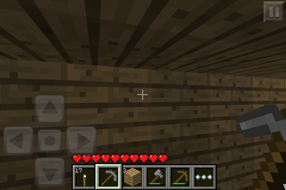 Make a stone pic axe