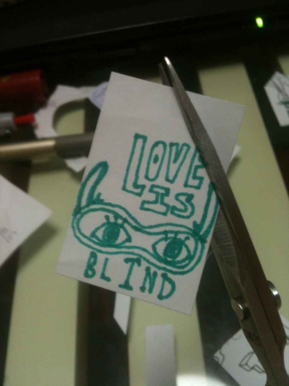 Make a triangle up there...