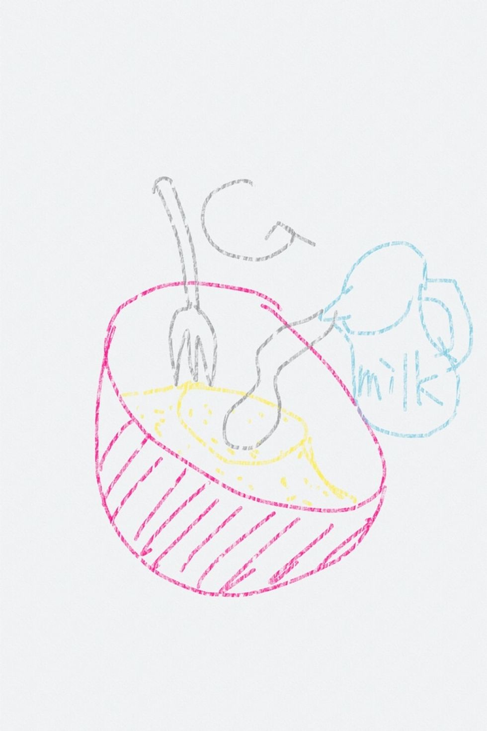 Make a well in and pour in the milk.   Use a fork to mix well then mix it by hand lightly.  Add little more milk if too dry and add little more flour if too wet.   But remember add little by little.