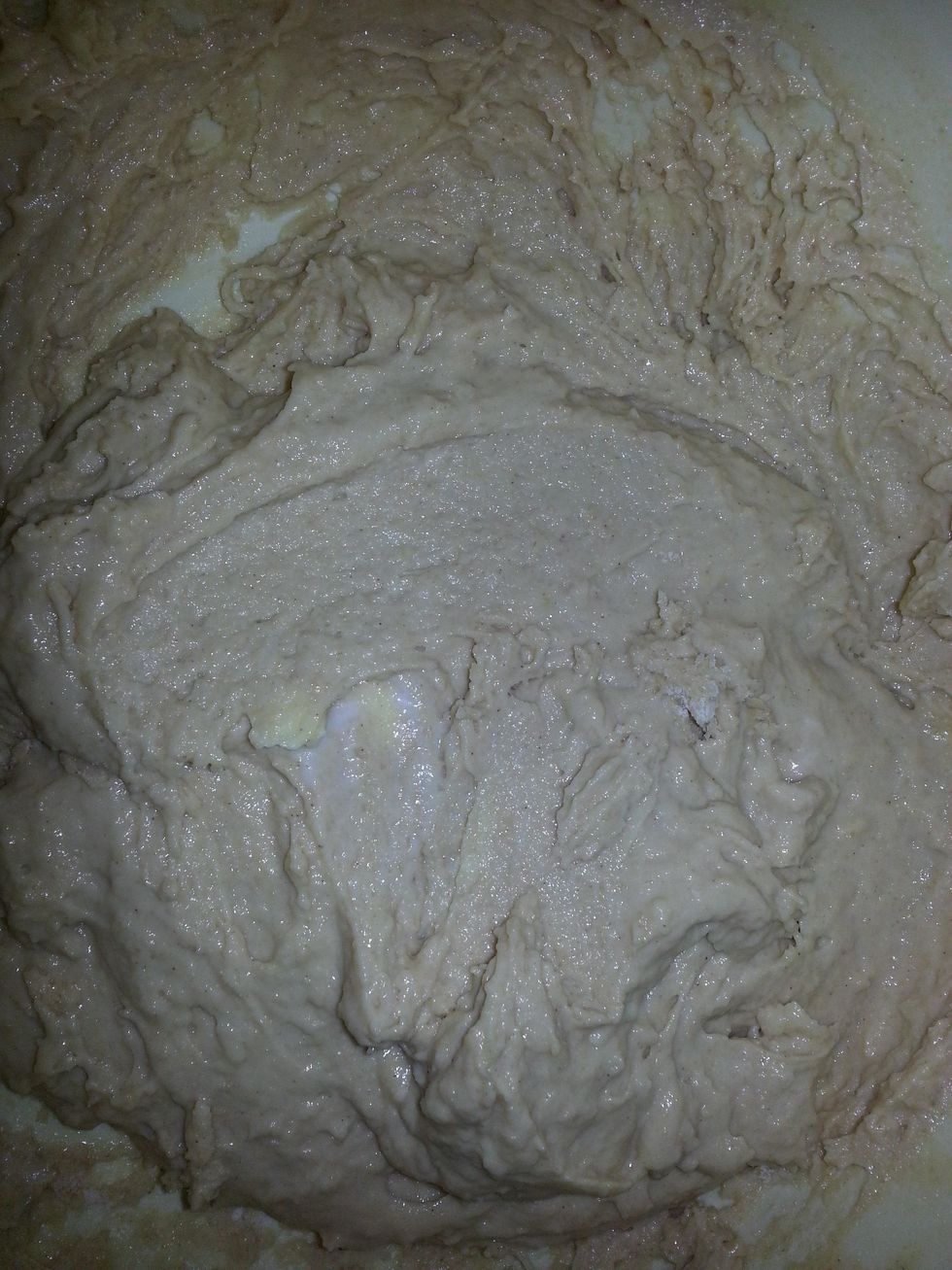 Make a well in the center of the dry ingredients and pour in the wet ingredients; stir until just combined