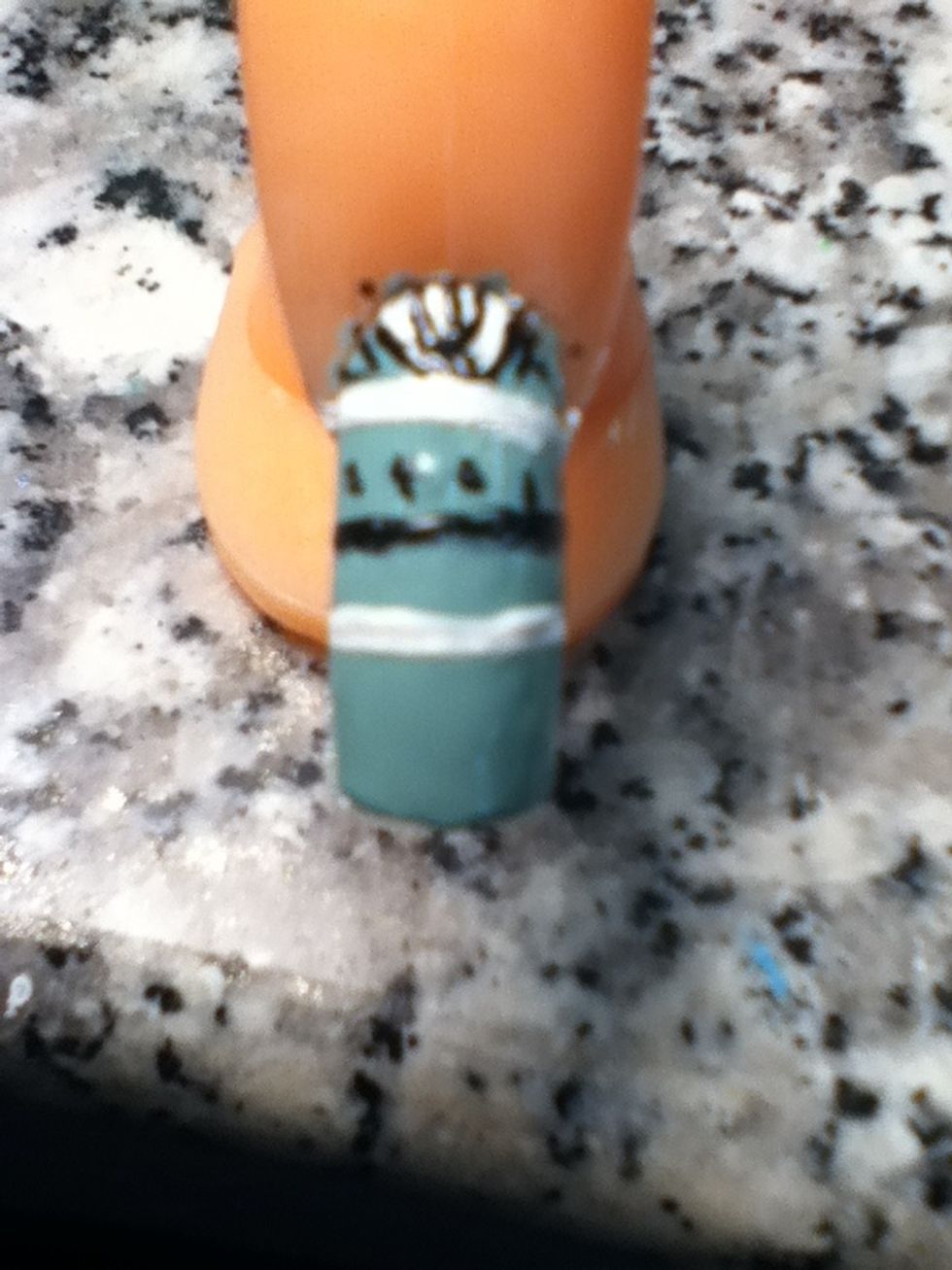 Make a white line when done making the black line.