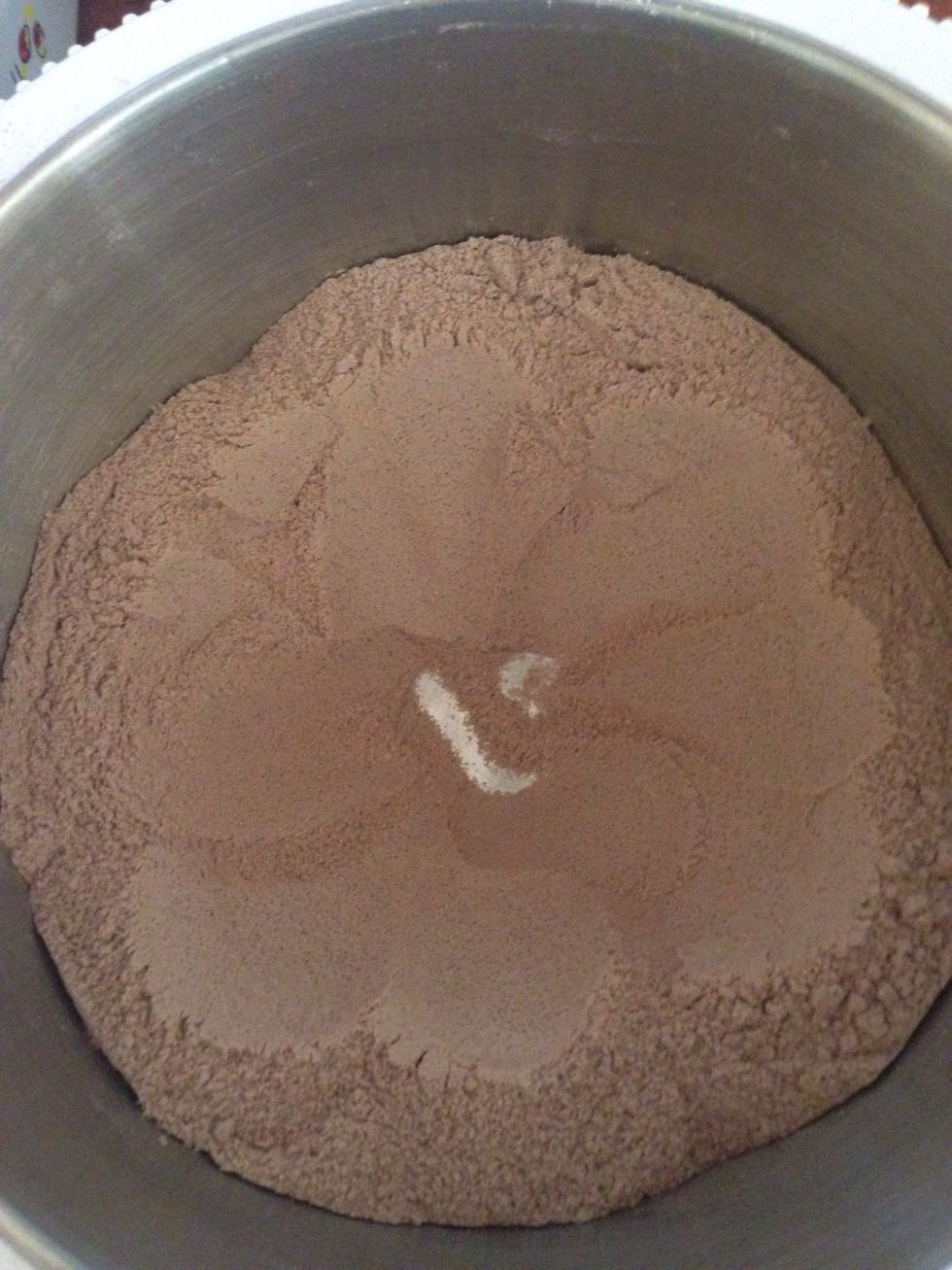 Make a whole in the center