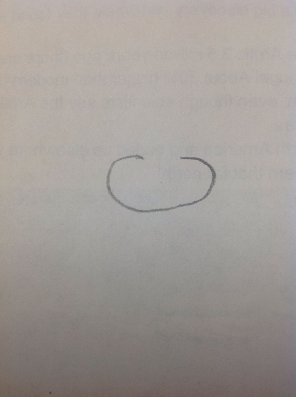 Make an oval with a space in the middle for the bace of the wine glass so you have enough room for the stick.