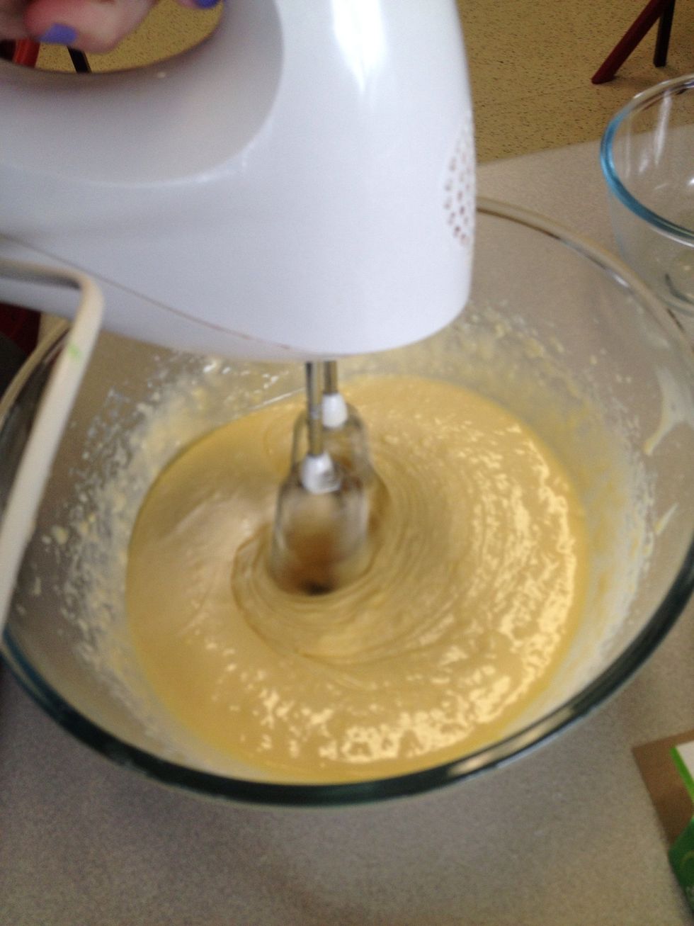 Make cake as per instructions on packaging