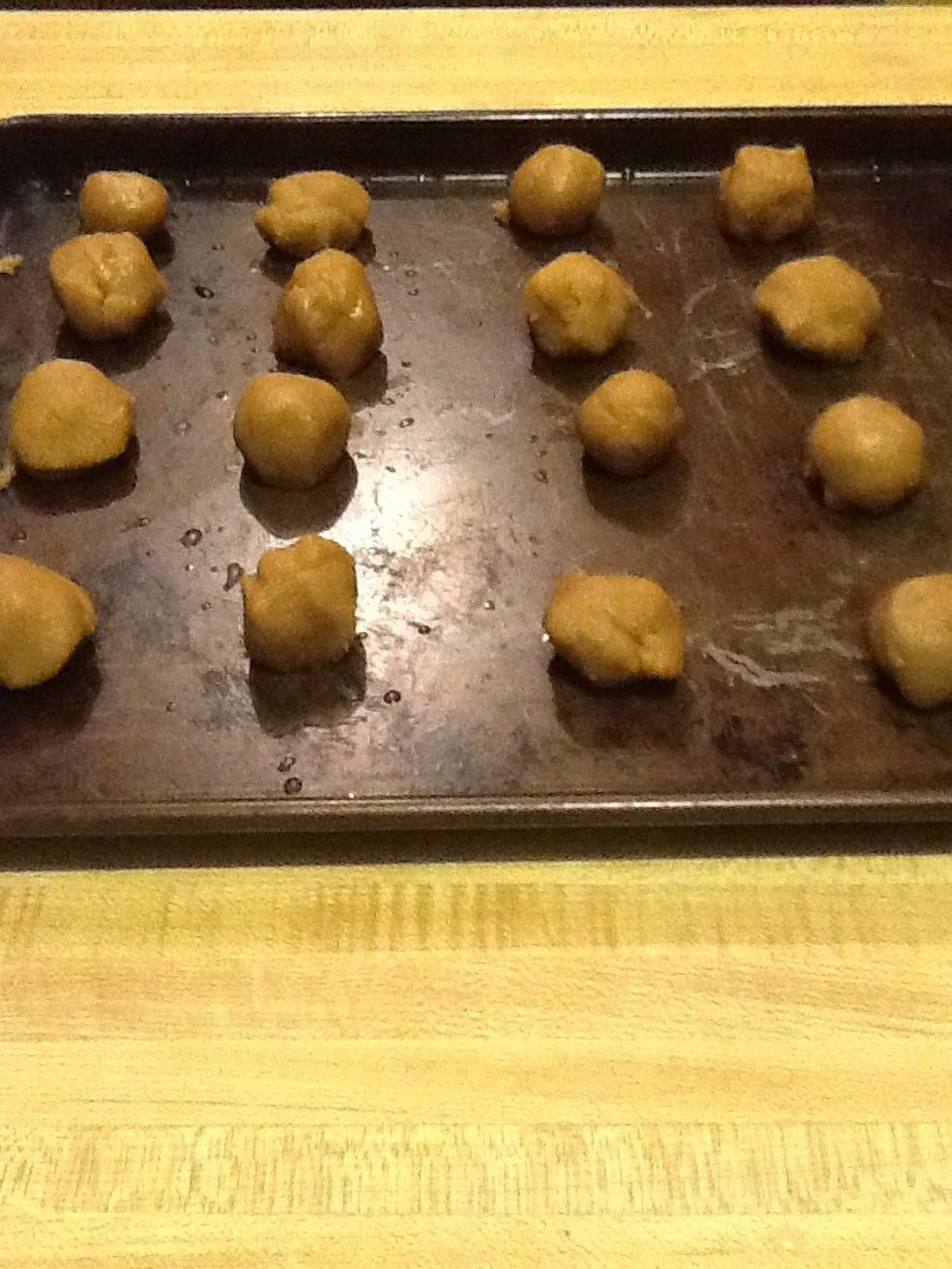 Make dough into balls