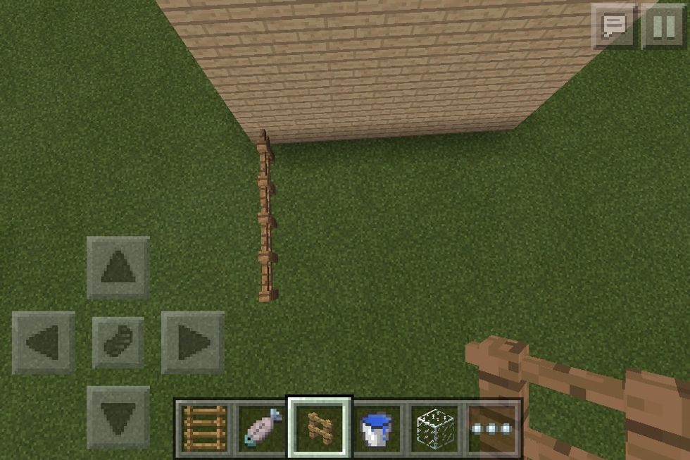 Make gating on the outside of the coop so the chickens can go outside