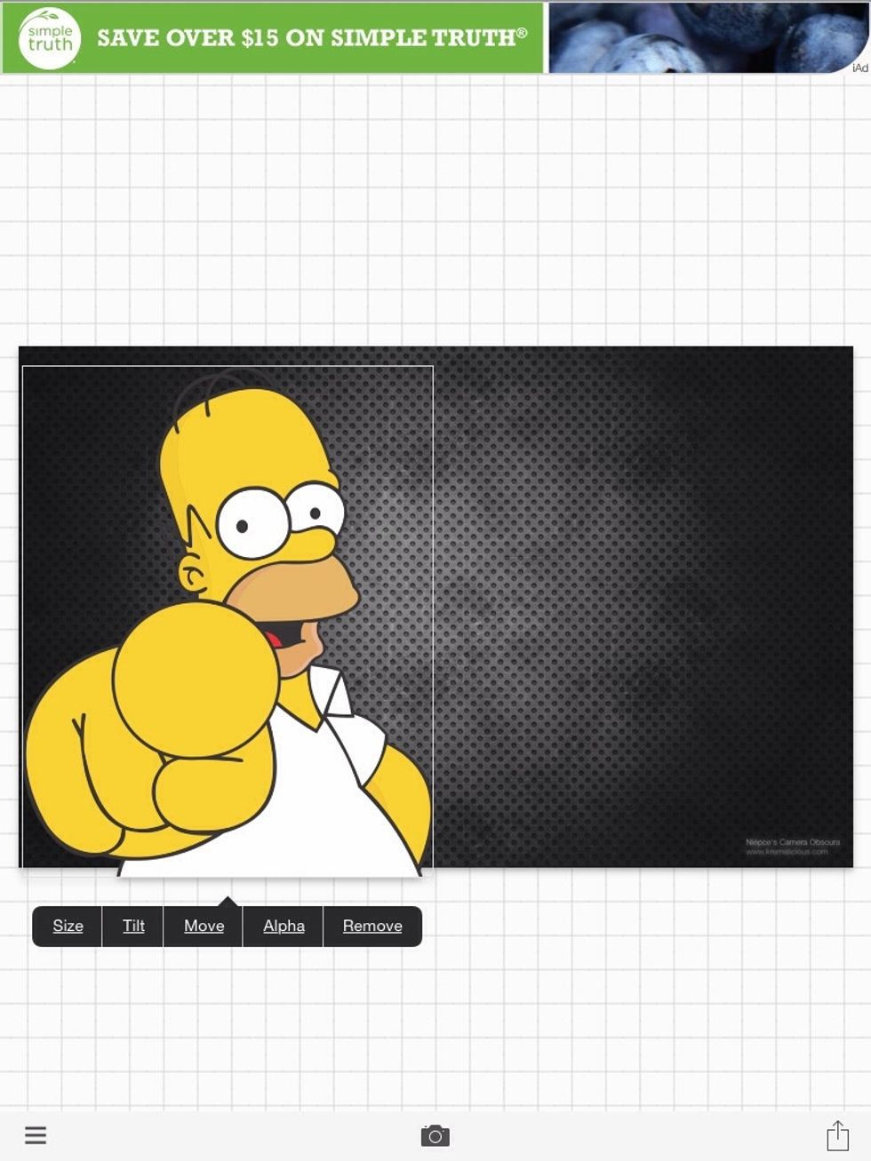 Make it the size you want it to be