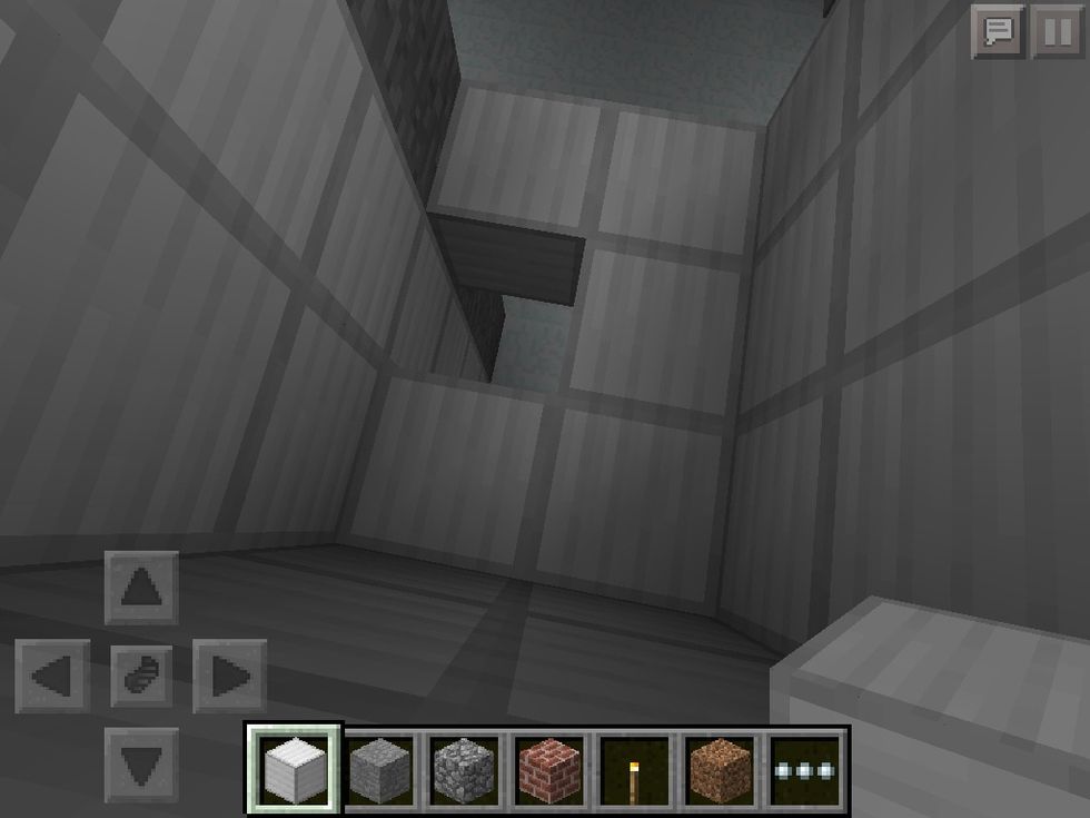 Make levels and a hole for a ladder