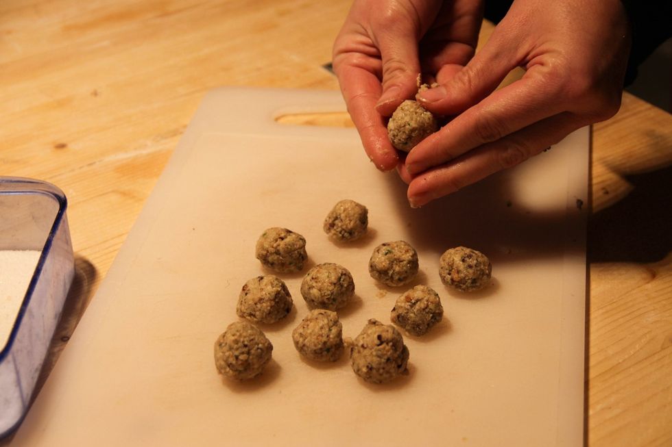 Make little balls