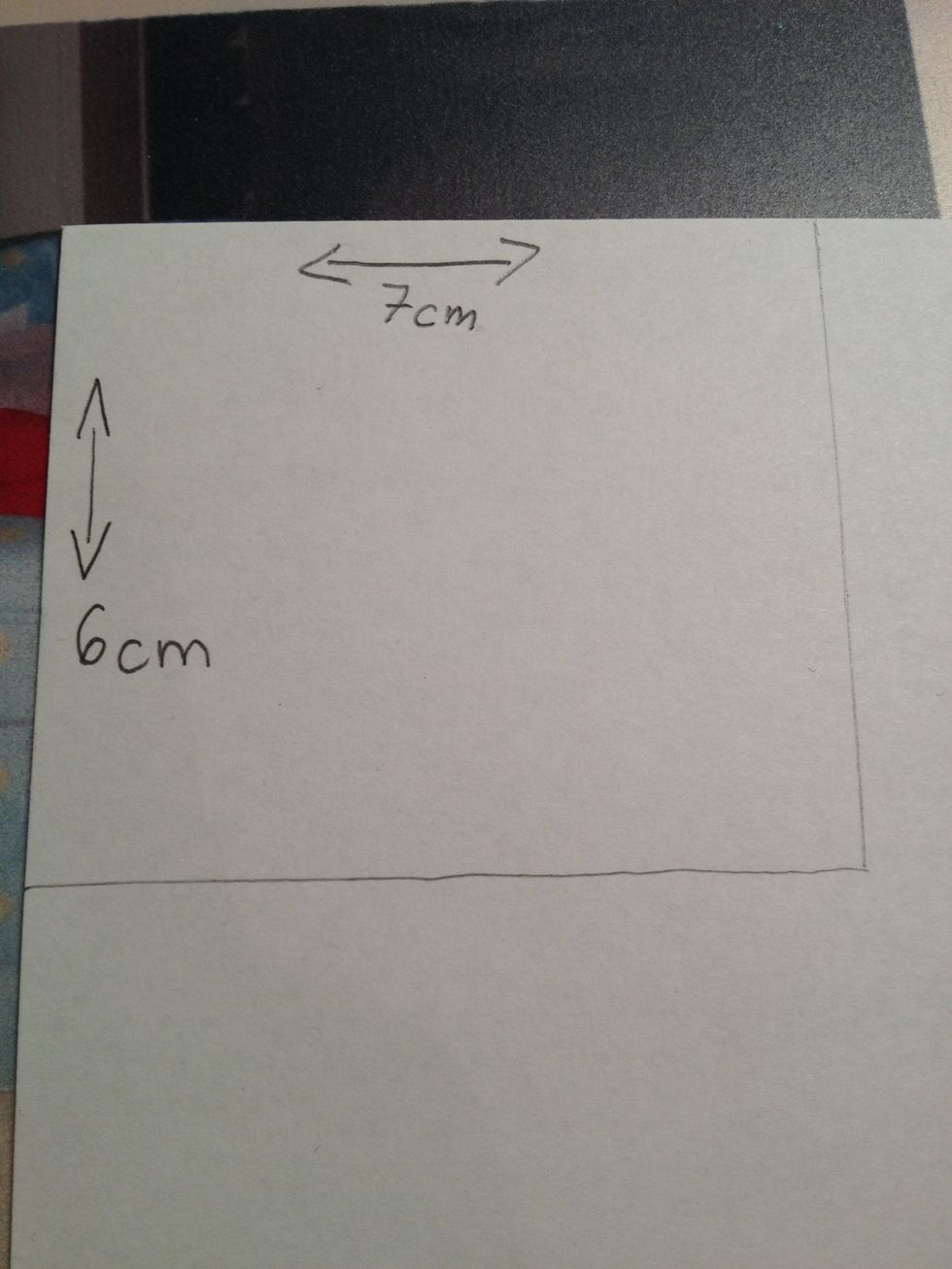 Make little paper cards of this size:)