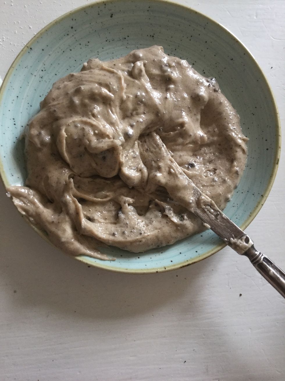 Make or buy any type of icing. I made Oreo icing to match my theme. You can spread or pipe the icing . I piped the icing.