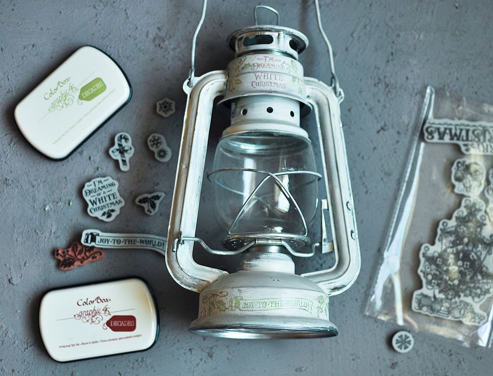 Make painting with stamps, using stamps for St.Nicholas collection Graphic 45