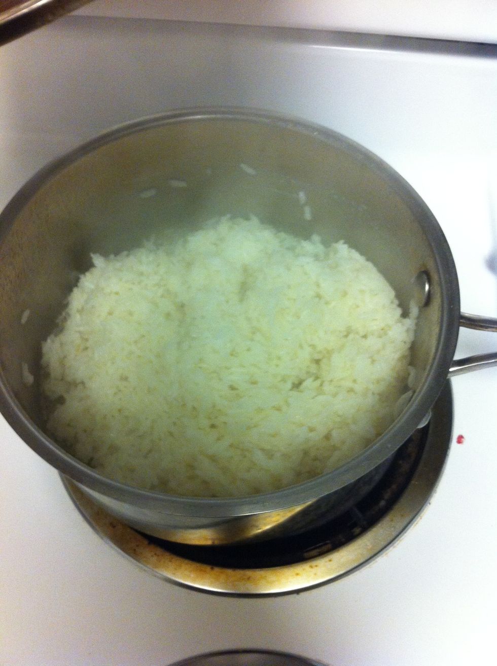 Make rice to go with it , I add a little vegetable oil to my rice \ud83d\ude0a