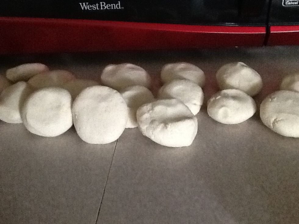 Make small ball like this