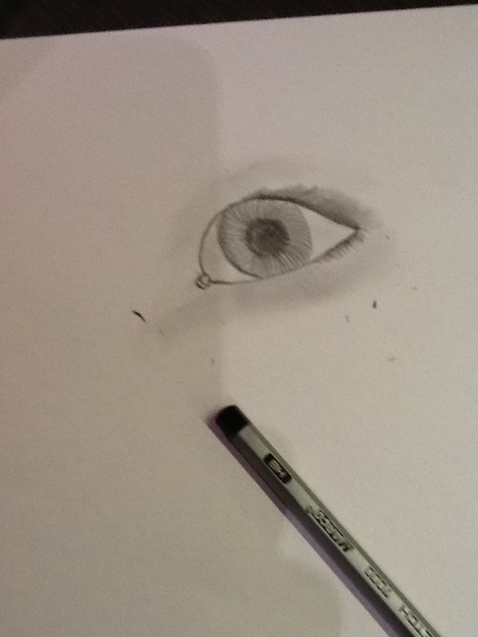 Make some shadows around the eye \ud83d\ude2c