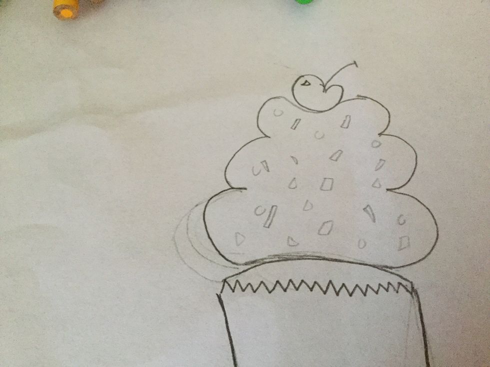 Make sprinkles by making small shapes