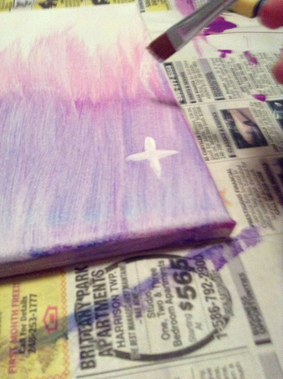 Make stars! This part is totally optional, but I thought it would add a little something to the ombr\u00e9