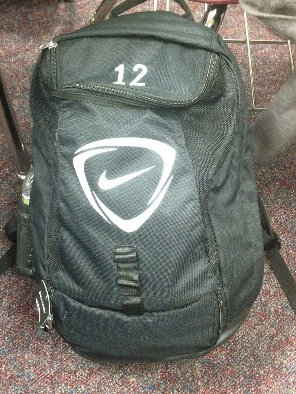 Make sure all your supplies are in your soccer bag.