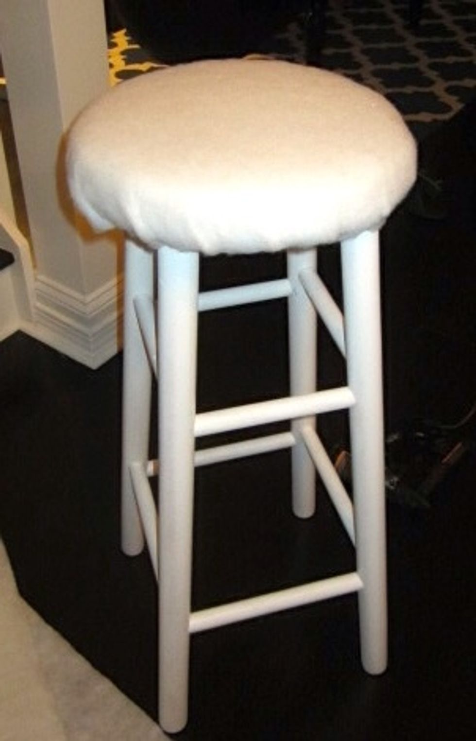 Make sure everything looks even and staple any loose edges.