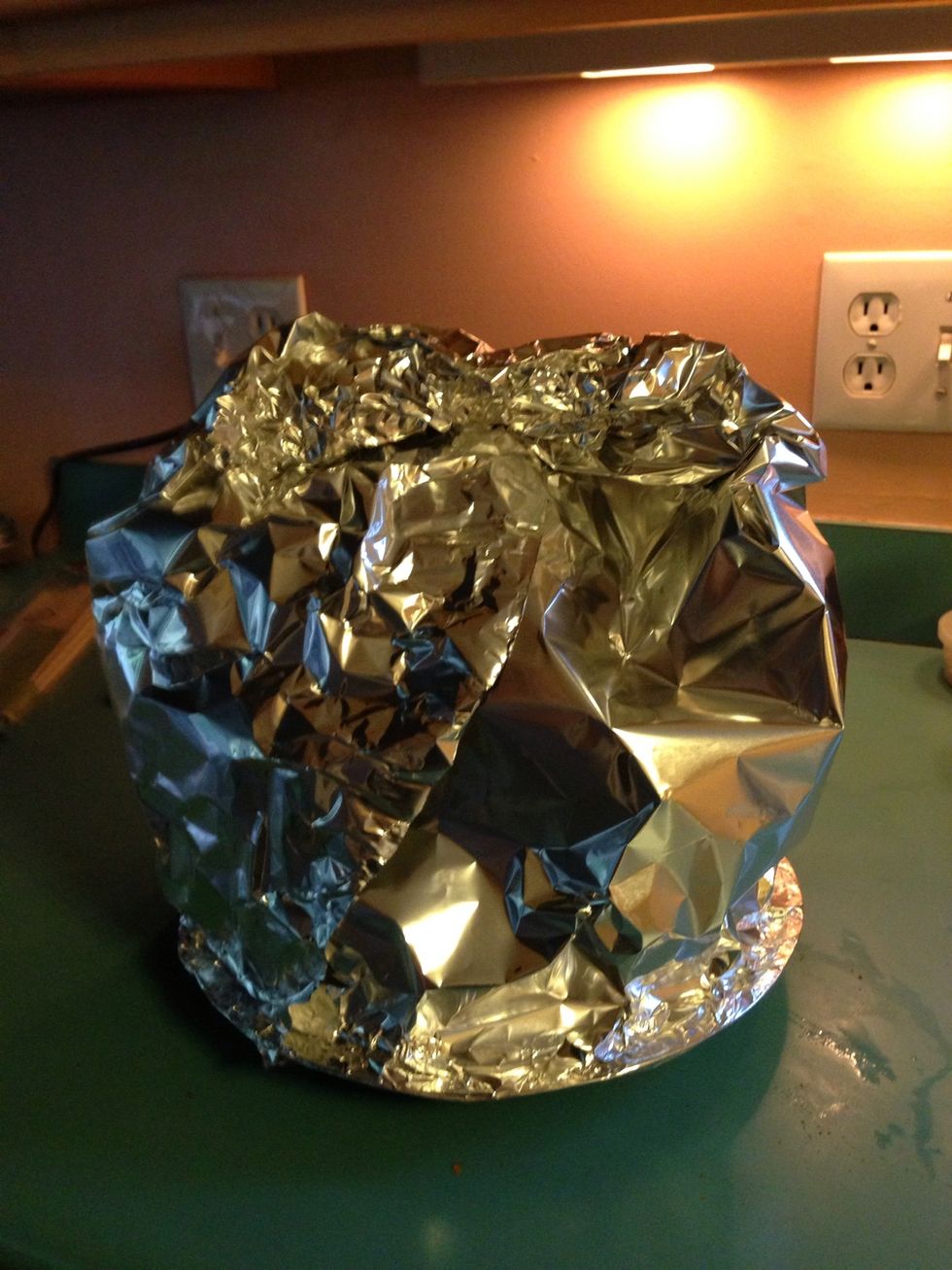 Make sure grill is very hot and place bird on it. For faster cook, place directly over flame. Cook in foil until thickest part of meat reaches 190 degrees. Around an hour for a 5 lb bird.