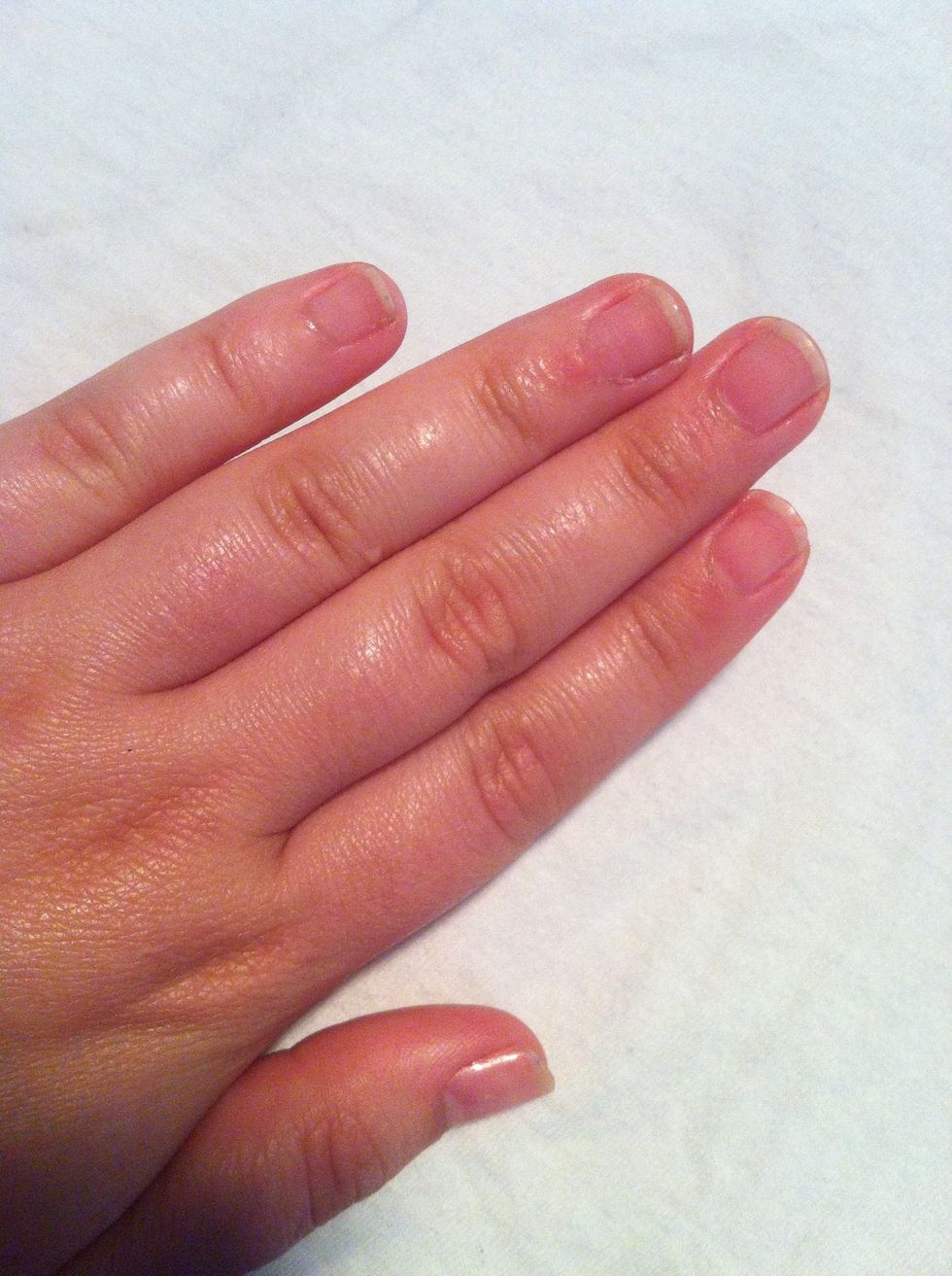 Make sure hands and nails are squeaky clean and ready for the works!