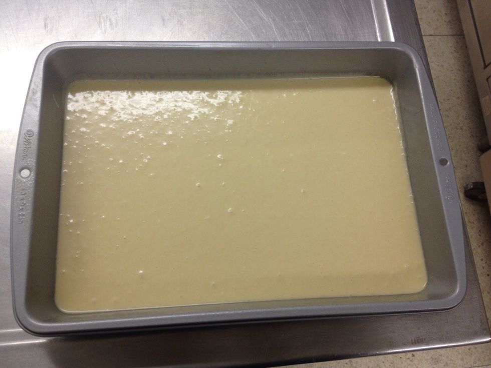 Make sure it don't have any air bubbles, even it out