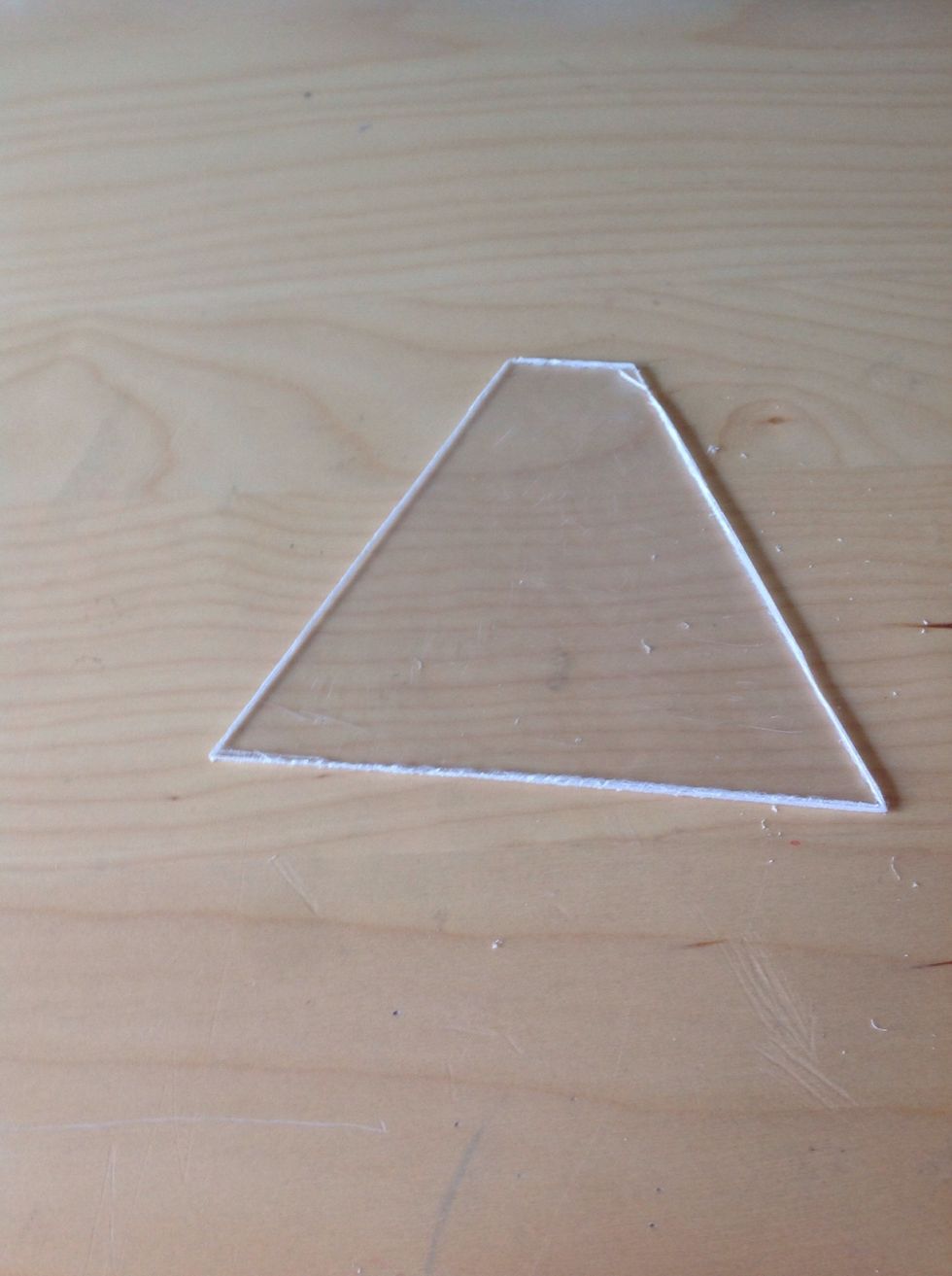 Make sure it is in a shape of a rhombus