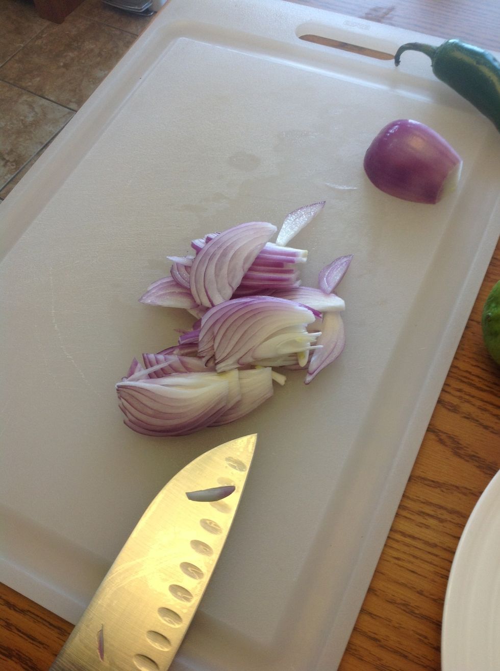 Make sure it is thinly sliced!
