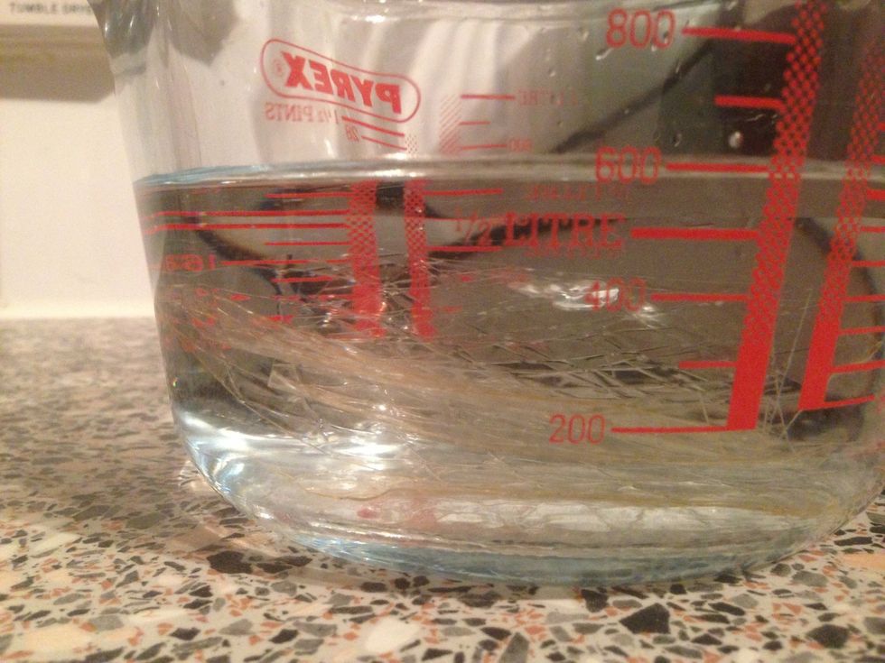 Make sure it's fully submerged in water.