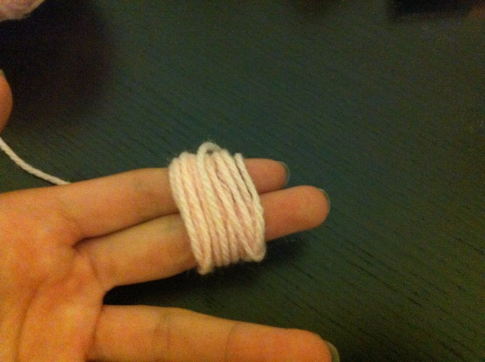 Make sure it's nice and spread out, so there's not big huge lump in the middle