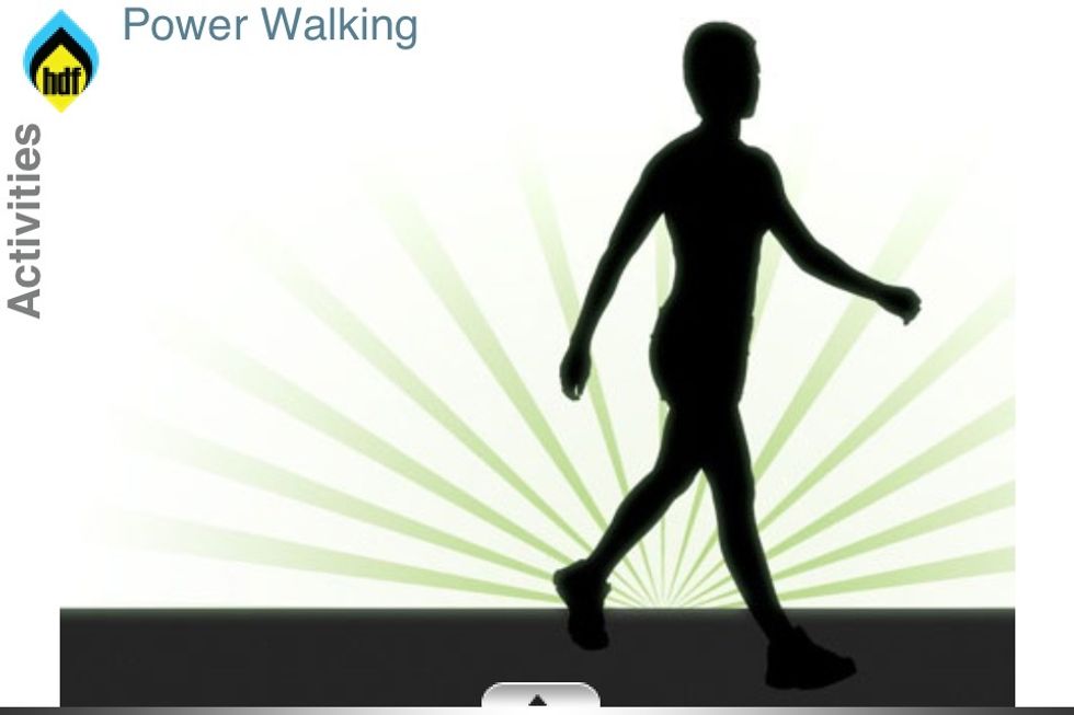 Make sure it's power walking tho. Everyone has the ability to walk, so walking shouldn't be seen as exercise. Walk fast so your heart starts beating, and you start sweating!