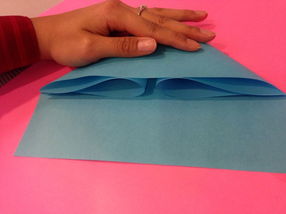 Make sure its somewhat straight and even and if u feel that it is continue to press it down