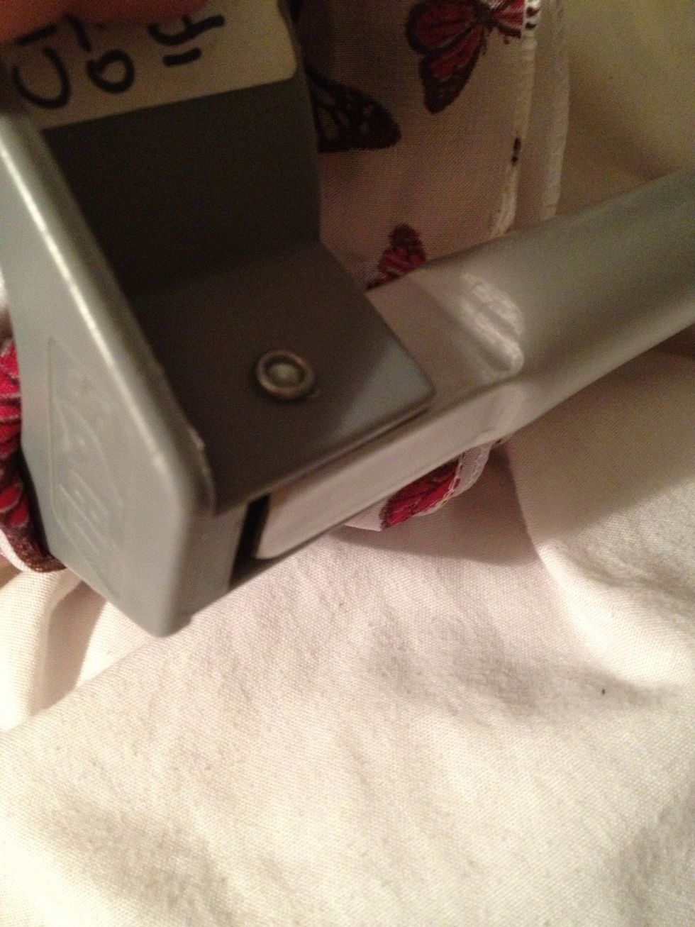 Make sure material is loose enough for this joint to still work!