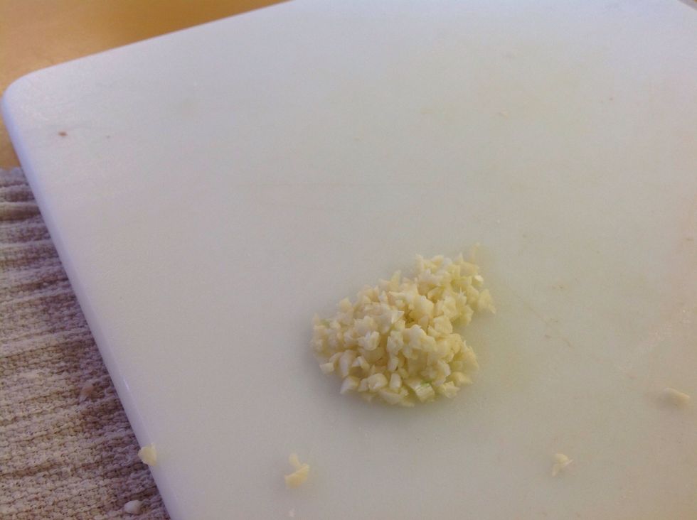 Make sure me the garlic is minced very fine, when you eat this sauce it is better if it is smooth. So take the time to make sure the garlic is minced well.