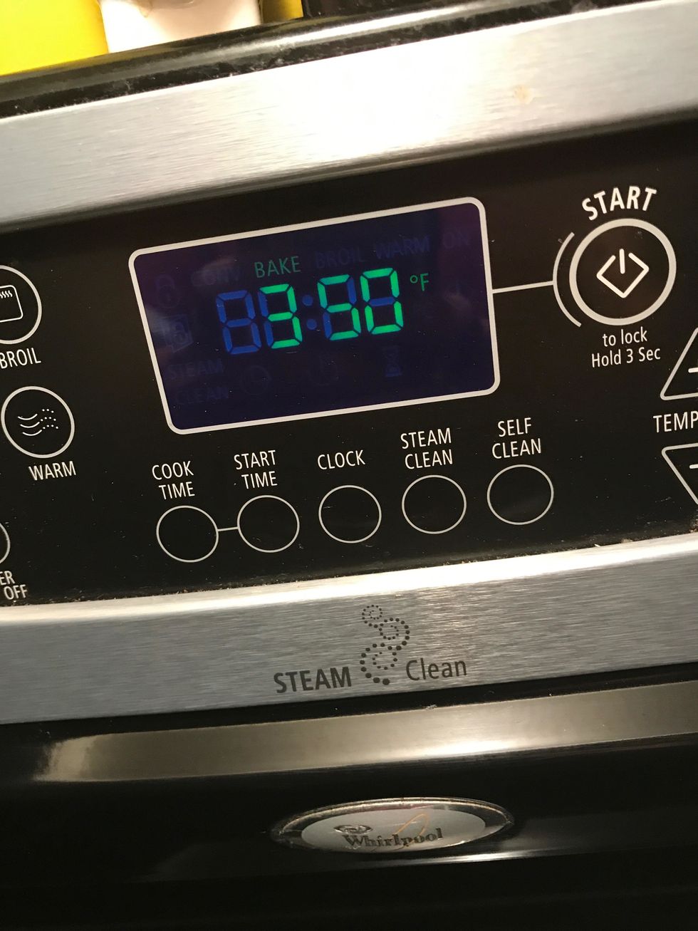 Make sure oven is at the right temperature