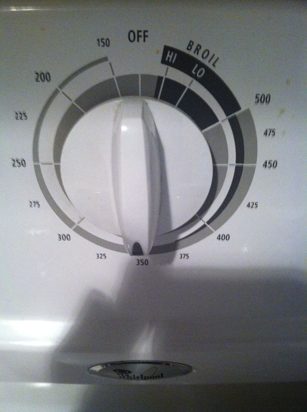 Make sure over is preheated