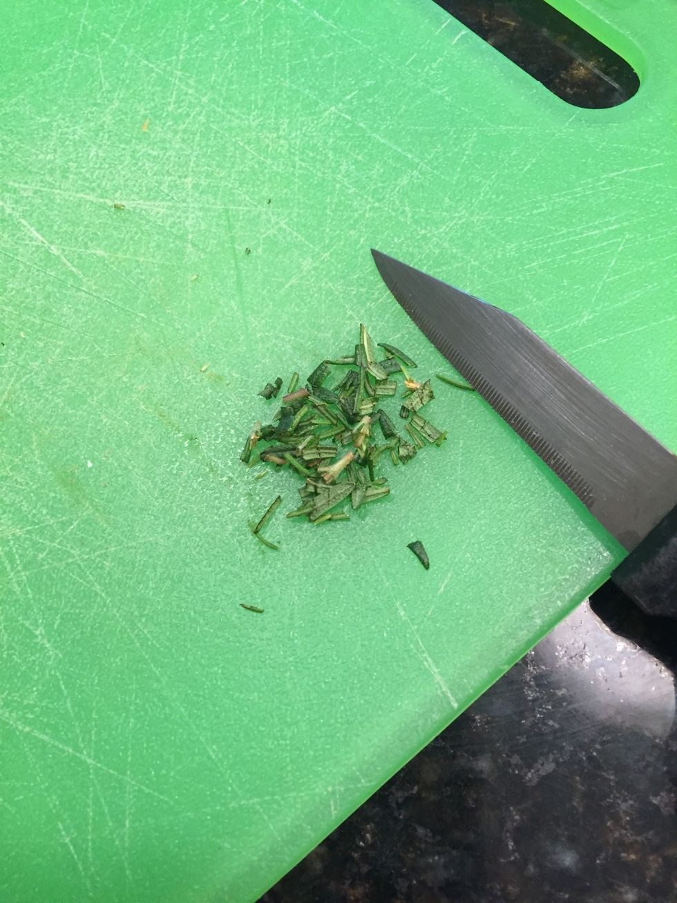Make sure that it looks like small leaves