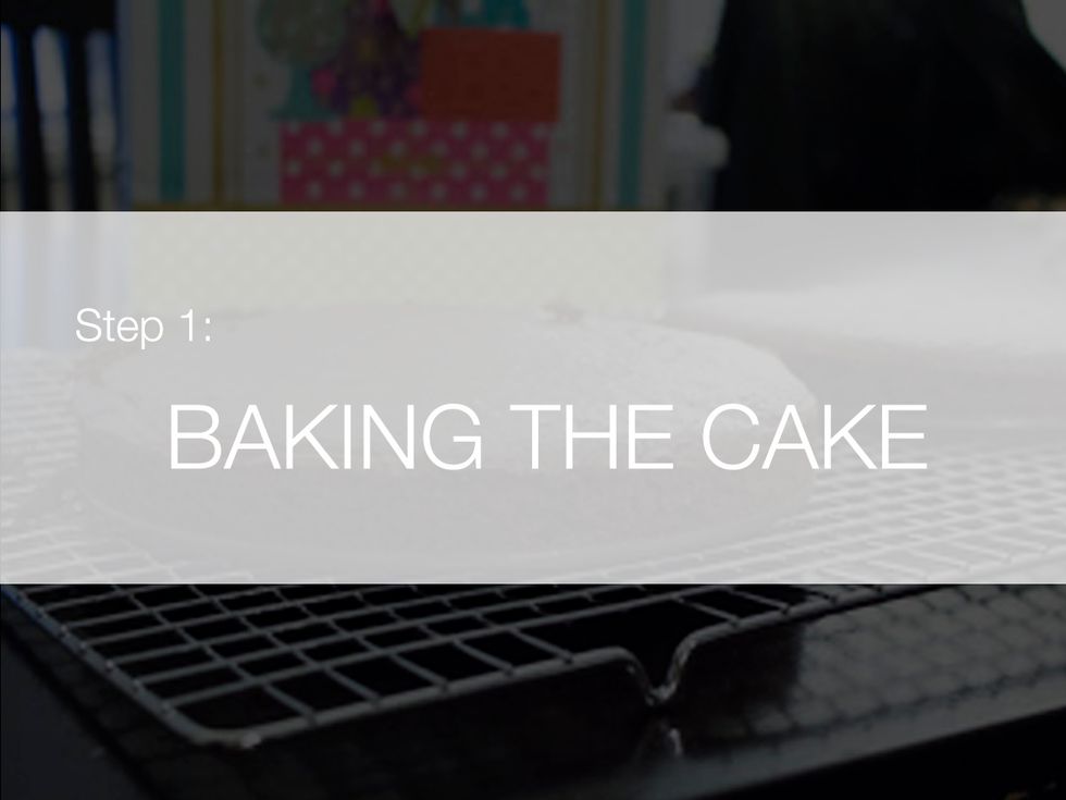 Make sure the cake cools completely before icing it or adding filling.