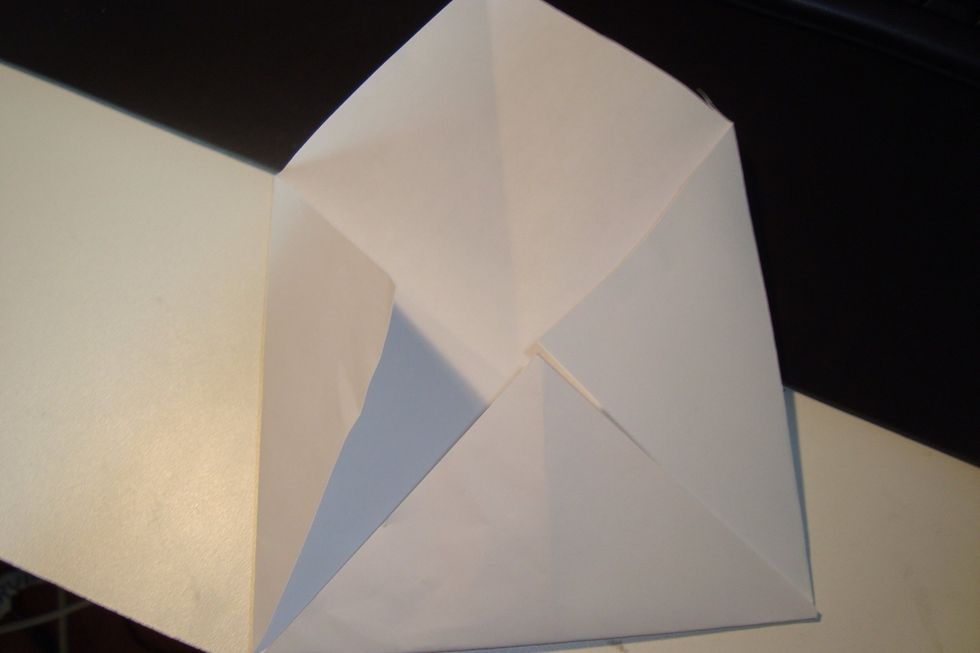 Make sure the edges are creased.