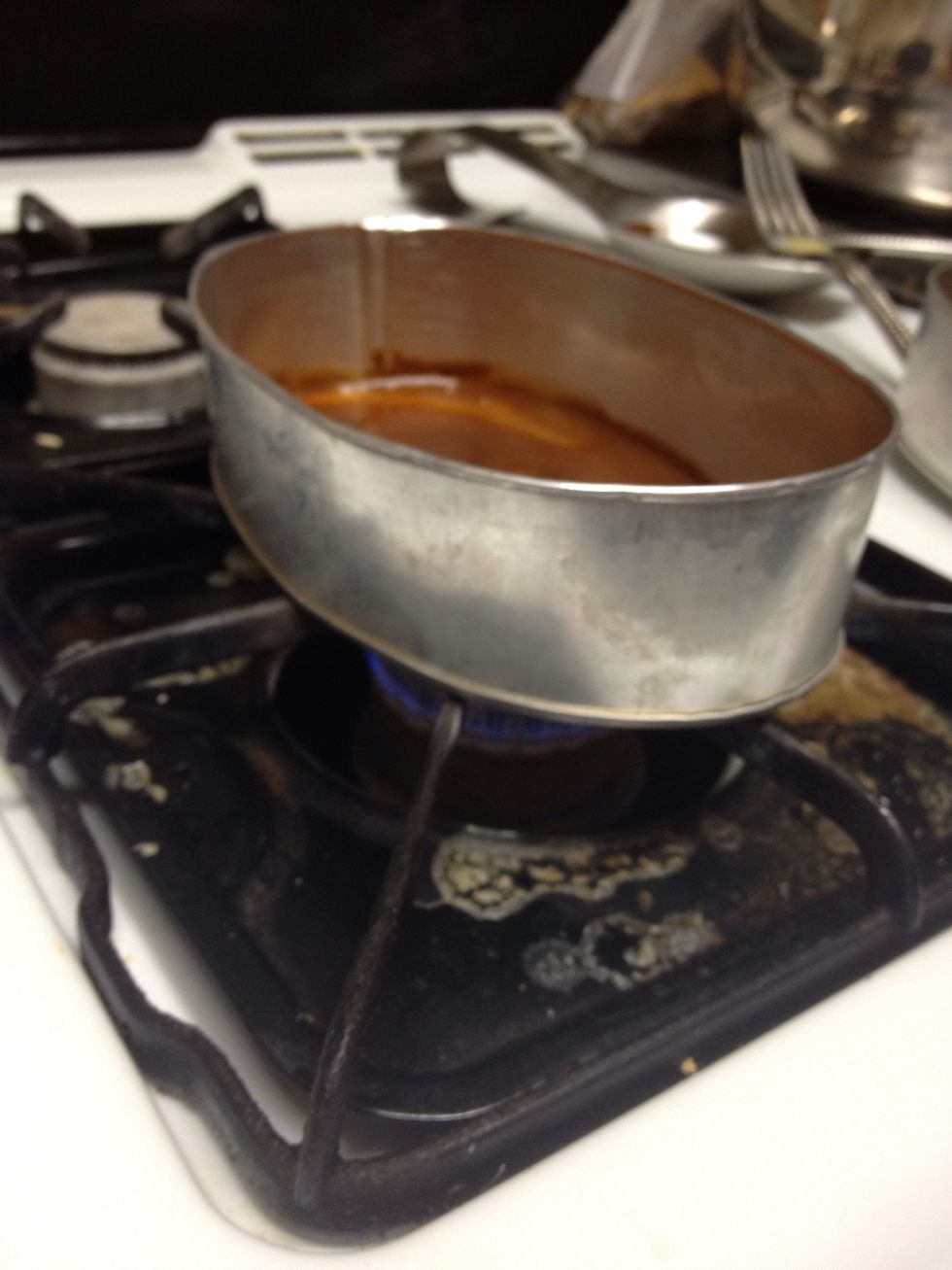 Make sure the fire is very low