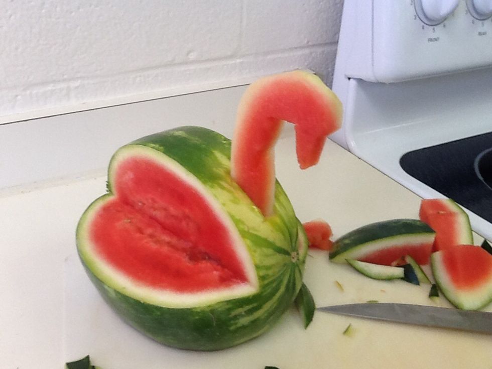 Make sure the head will fit in the hole. If you need to make adjustments, make them small. You can adjust the actual head or the hole. Remove the head and place it of to the side when done adjusting.