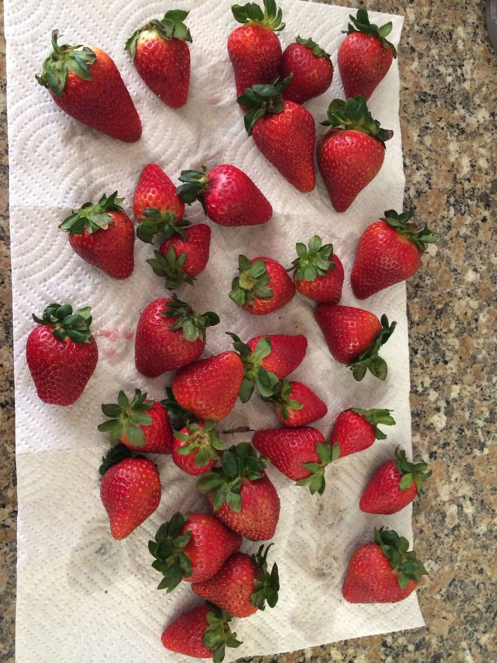 Make sure they are dry