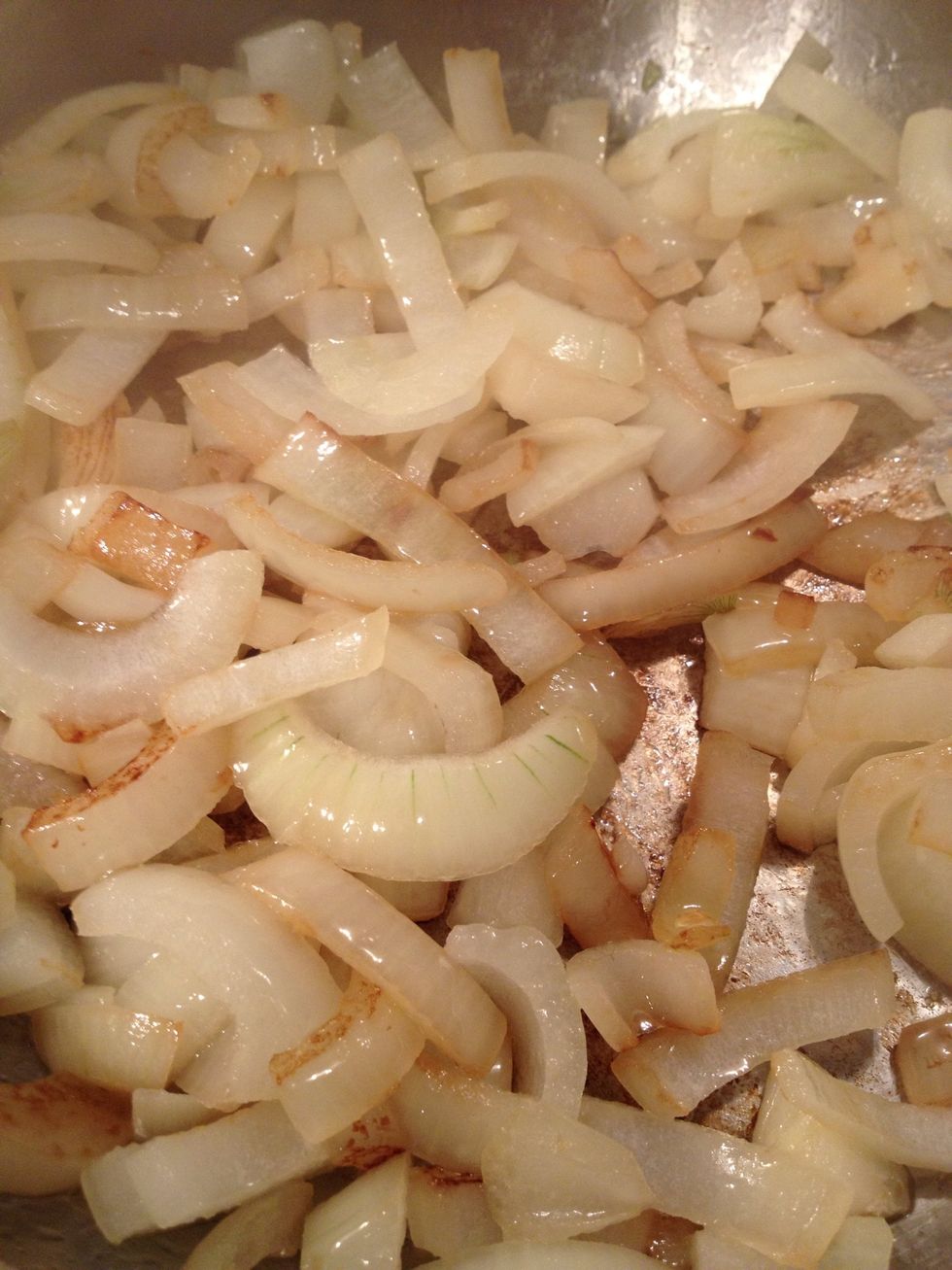 Make sure they brown as much as you can without burning. Remove and set aside.